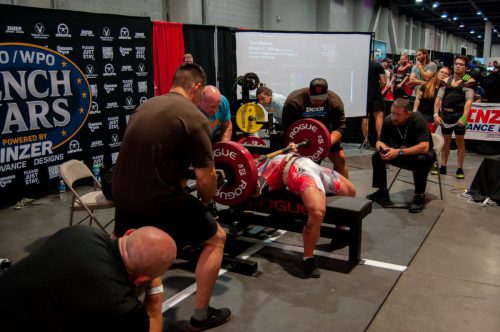 Tara Webber bench press 