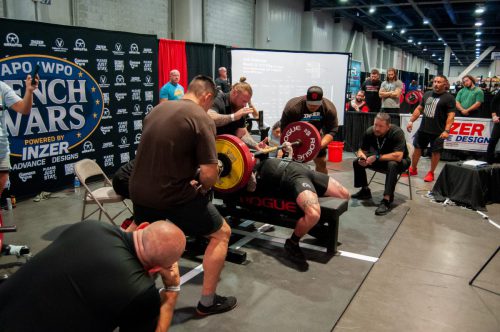 Joel Anderson Bench Press attempt