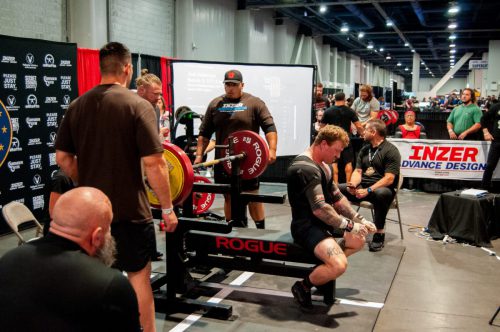 Joel Anderson Bench Press prep