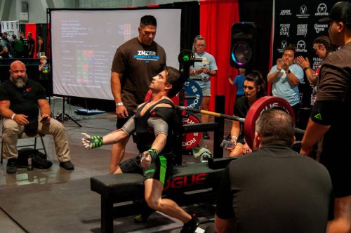 Ryan Marble celebrating World Record